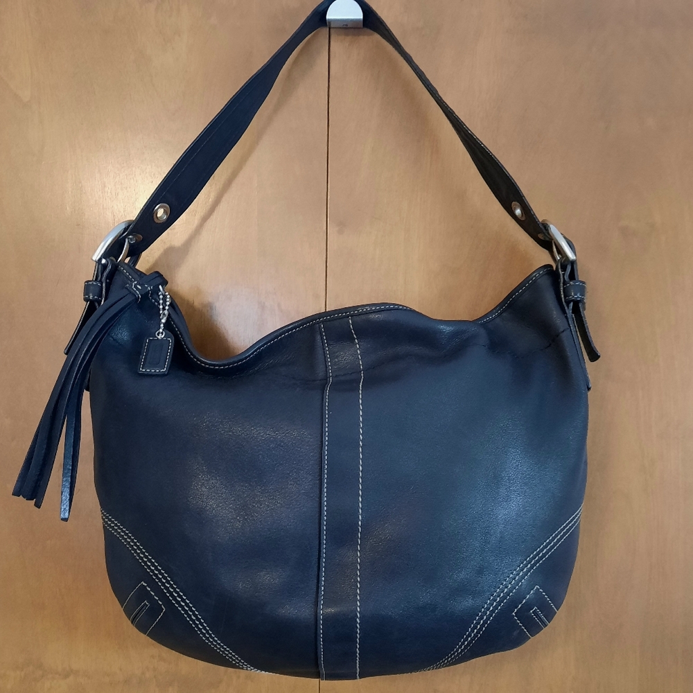 Coach Soho Medium Hobo Tassel Shoulder Bag 8A03